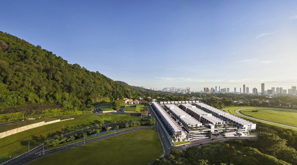 Jesselton Courtyard at Jesselton Selatan Aerial View
